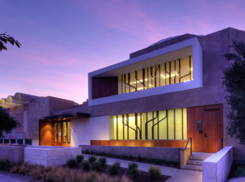Exterior of Temple Israel Long Beach
