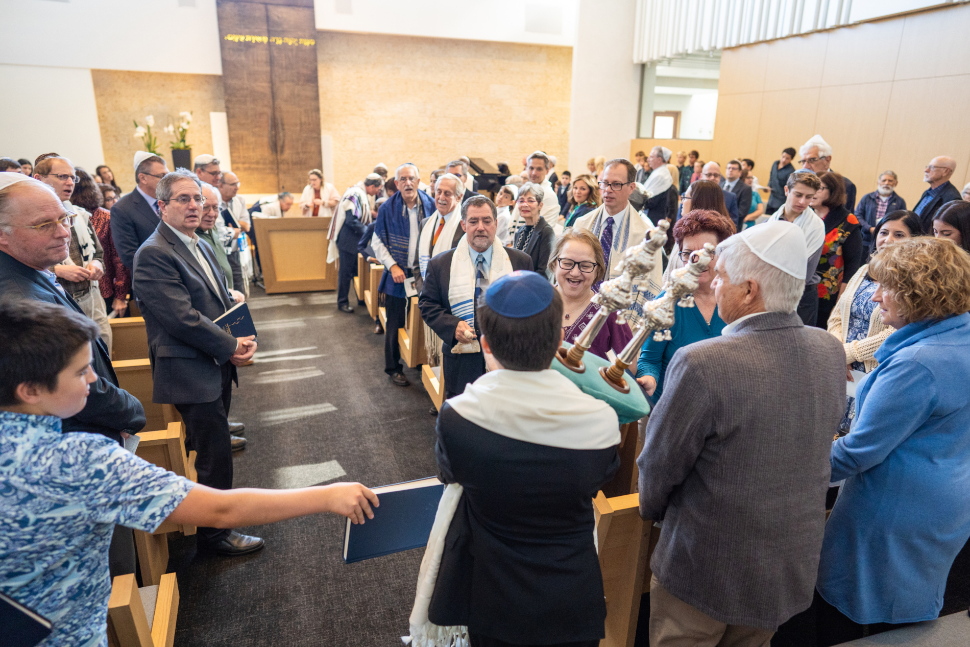 Bar Mitzvah with Torah