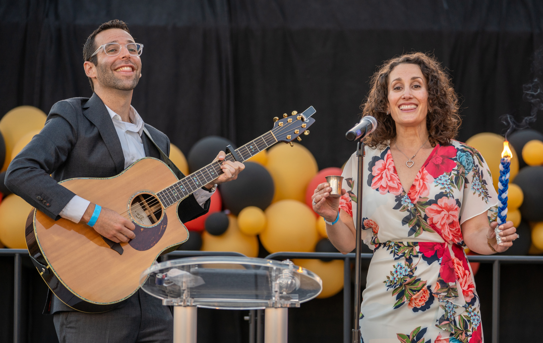 Rabbi Fox and Cantor Cooper